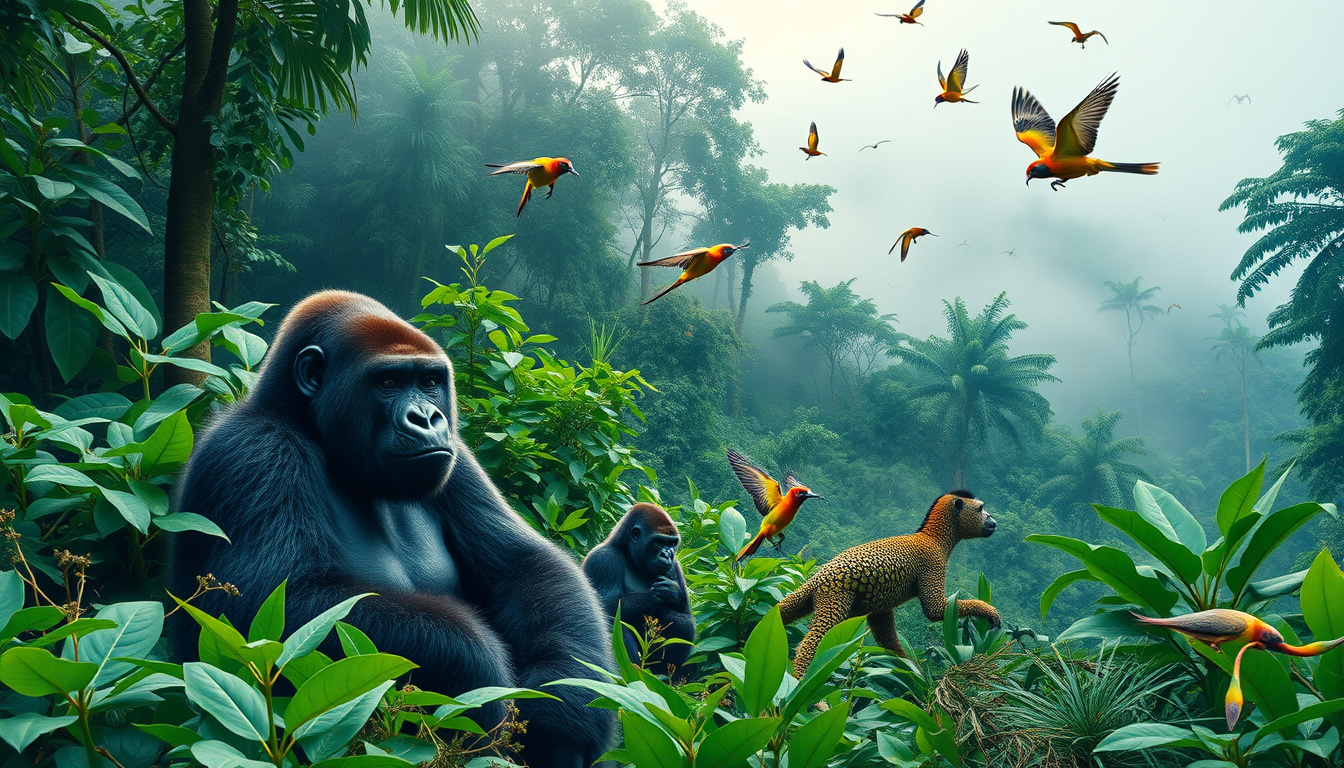 Exploring the Wonders of Bwindi: A 4K Journey with Gorillas and Birds in Uganda's Enchanted Jungle