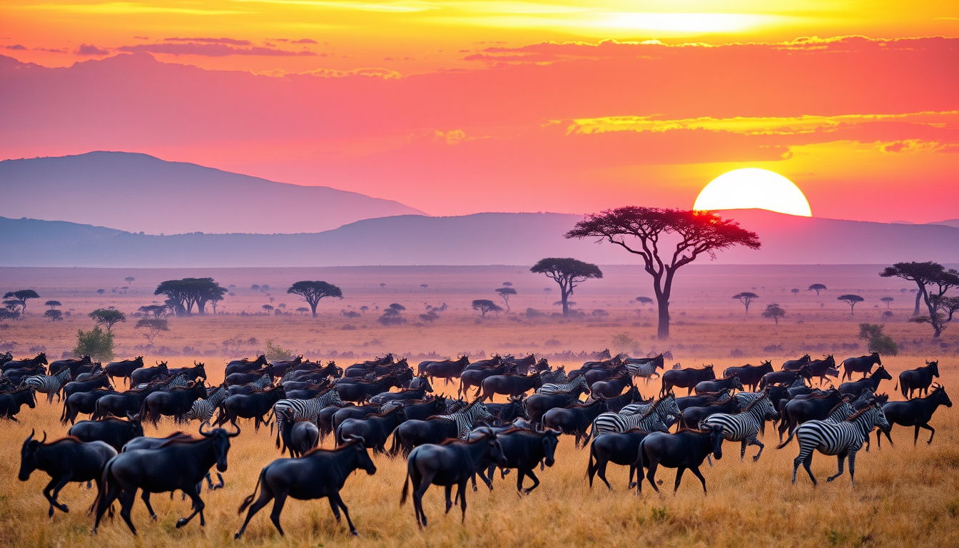 Witness the Majestic Serengeti Migration: Nature's Greatest Show on Earth