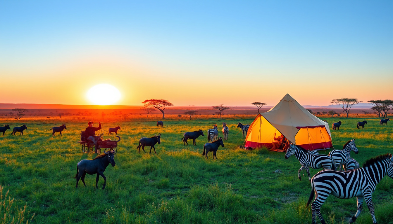 Experience the Wild: A Journey Through the Serengeti Migration Camp Adventure