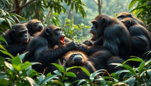 Unveiling the Chimpanzee Dominance Hierarchy: The Ongoing Battle