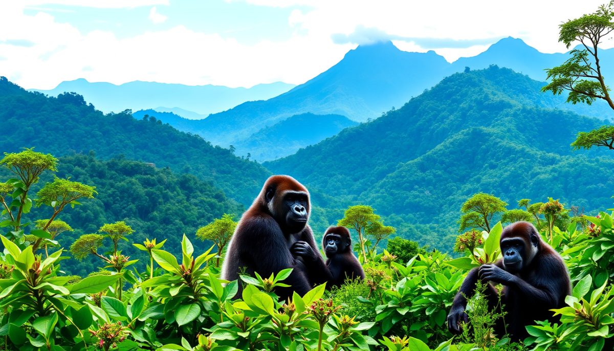 🌍 Epic Gorilla & Chimpanzee Trekking Adventures in Uganda's Bwindi & Kibale National Parks! 🦍🐒 #Safari #MountainGorilla