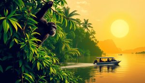 Explore Uganda's Wild Life: Unforgettable Chimpanzee Encounters & Scenic Boat Safaris