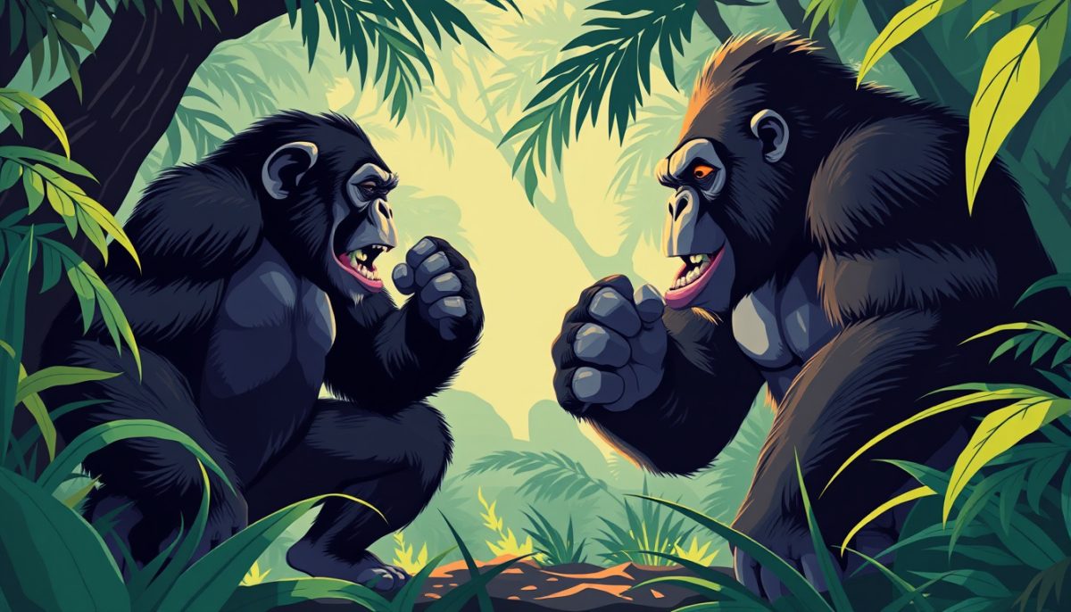 Ultimate Showdown: Chimpanzee vs Gorilla – Who Would Dominate in a Fight?