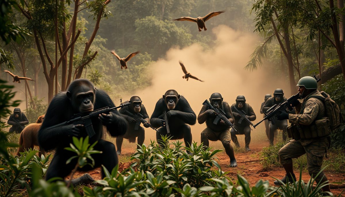 Exploring the Clash of Worlds: Animal Conflict vs Human War